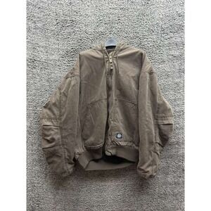Key Polar King Premium Insulated Fleece Lined Canvas Hooded Jacket Mens Size XLR